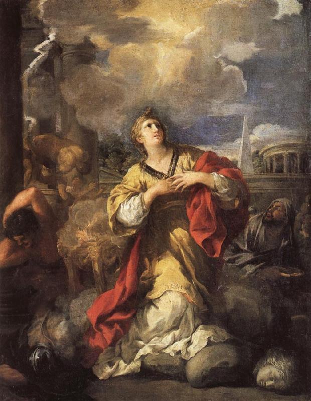 Pietro da Cortona St.Martina Refusing to Worship Idols France oil painting art